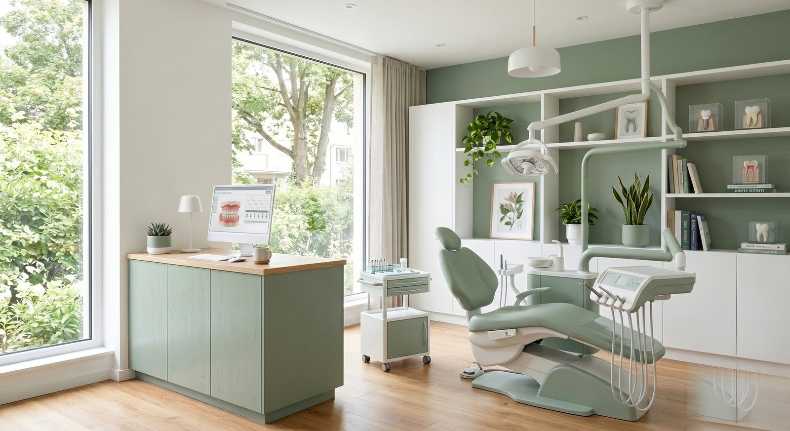 Intérieur lumineux du Studio Dentaire Belmont